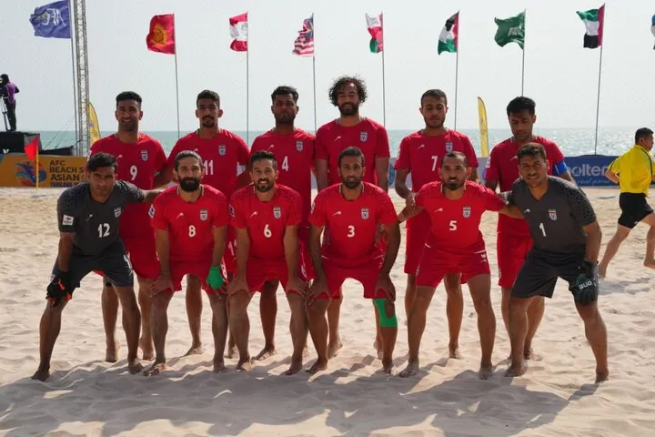 پیروزی تیم ملی فوتبال ساحلی ایران مقابل ازبکستان